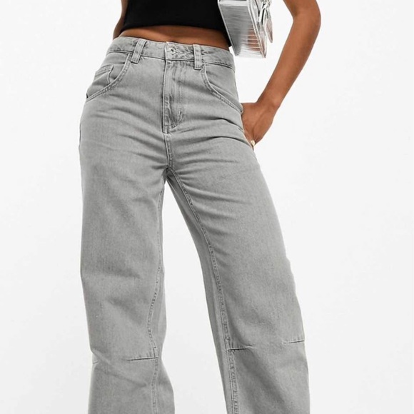 Gray Denim Jeans - Picture 4 of 5